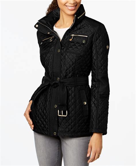 michael kors padded coats|michael kors raincoat women.